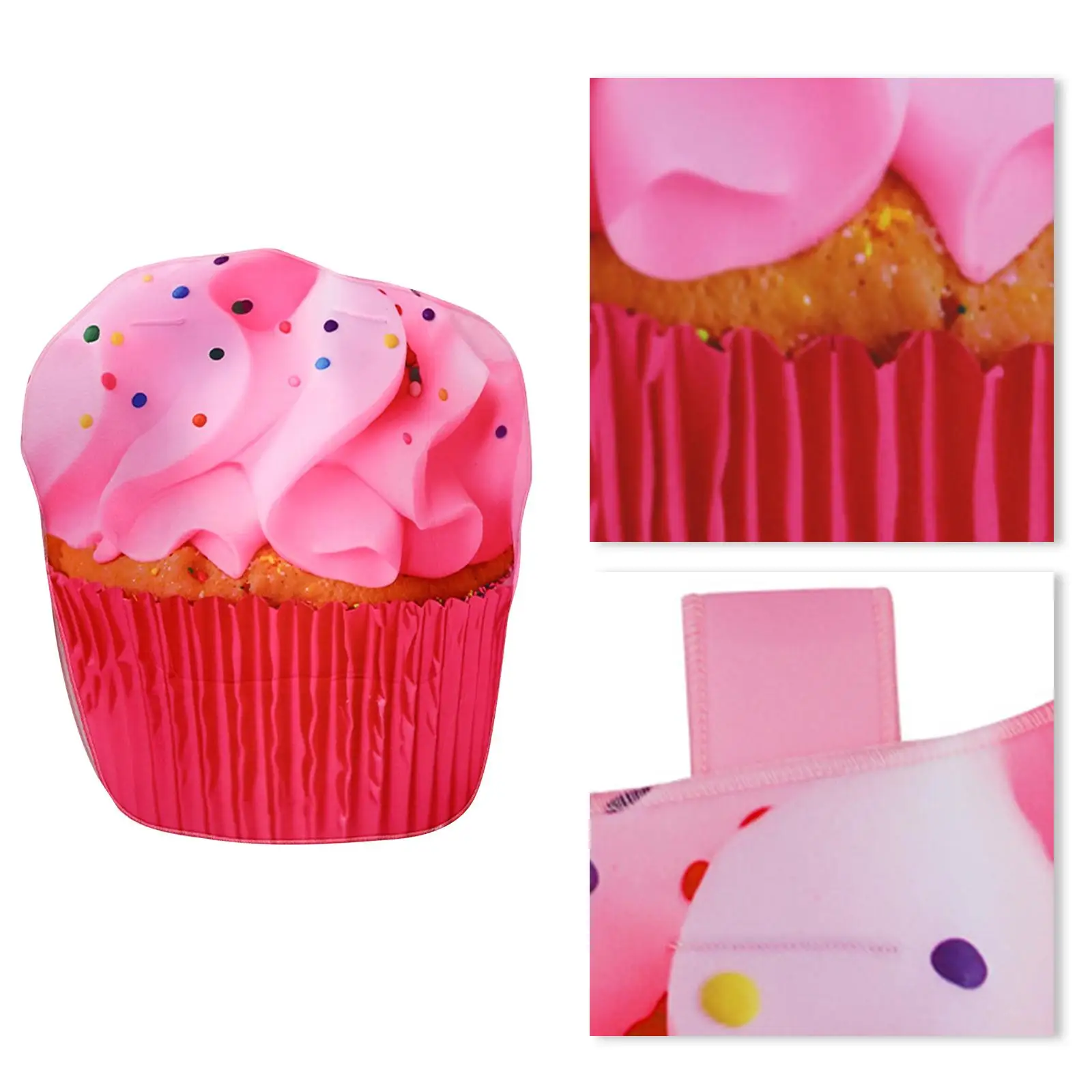 キッズカップケーキコスチュームノベルティファンシードレス小道具アクセサリーコスプレスーツ誕生日パーティーステージパフォーマンス仮装ハロウィン