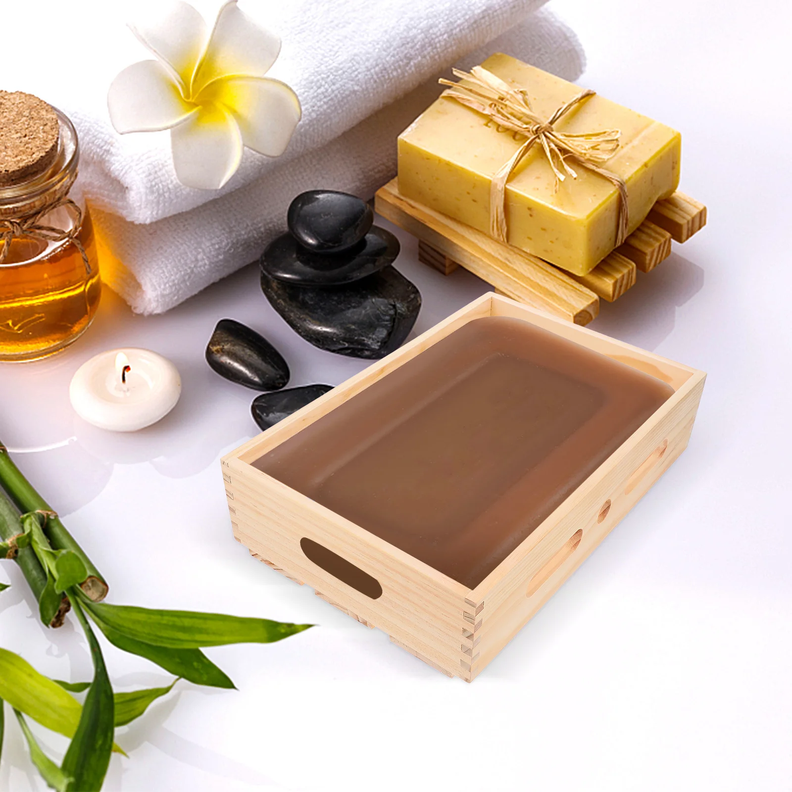 

Wooden Soap Drying Rack Compact Spacious Design For Handmade Soap Bar Holder Bathroom Kitchen Sink Shower Storage Tray