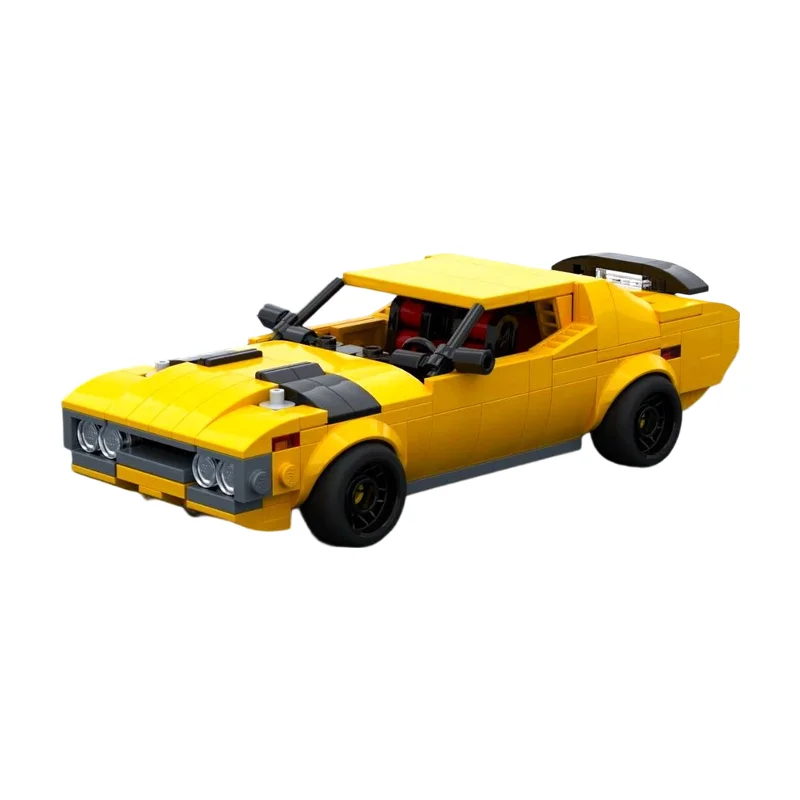 

Конструктор MOC 1971 Barracuda Alternate Build, классическая модель американского маслкара для коллекции