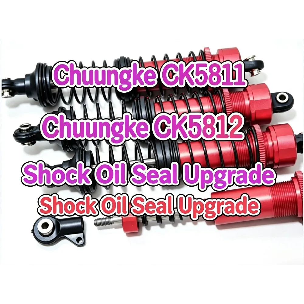 RC Car Damper Repair Parts Shock Absorber Oil Seal for CK5811 CK5812 1/7 Leak‑Proof Custom Replacement Spare Accessories