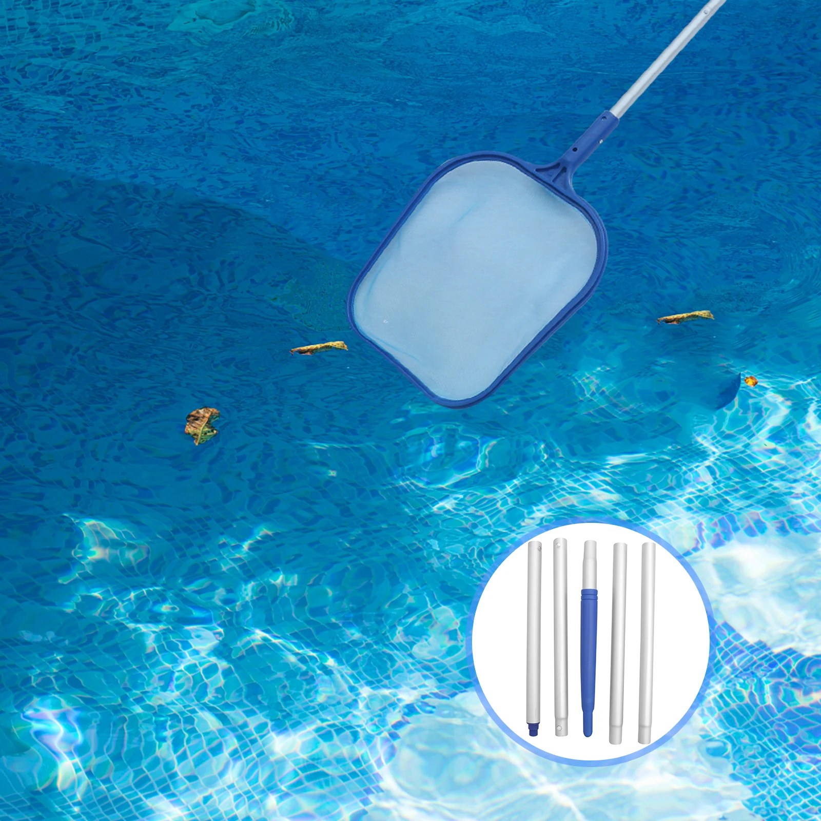 

1 set Sludge Suction Head Accessories Pool Cleaner Detachable Pole Scientific Design Sturdy Durable Efficient Cleaning Tools