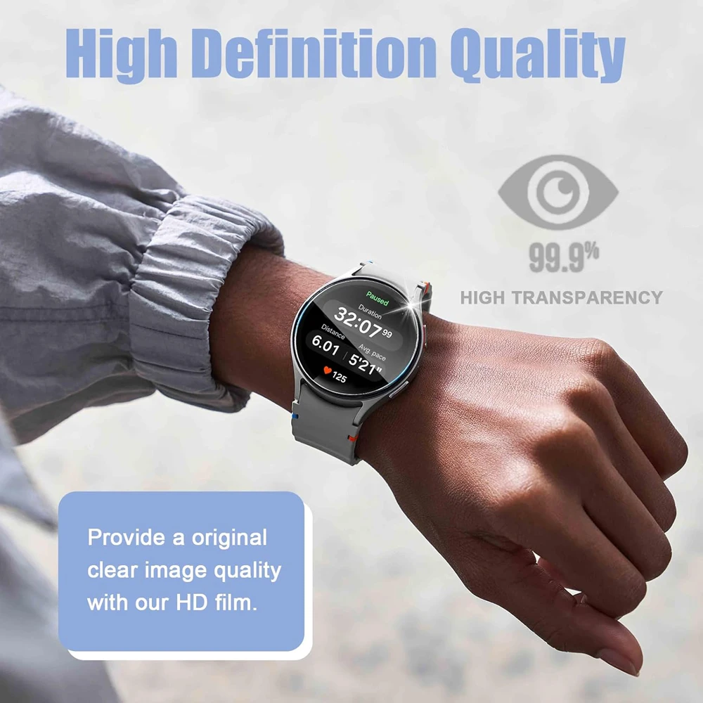 Защитная пленка из закаленного стекла для Samsung Galaxy Watch 7/FE 40 мм 44 мм, аксессуары, защитная пленка pantalla для Galaxy Watch 7 Ultra