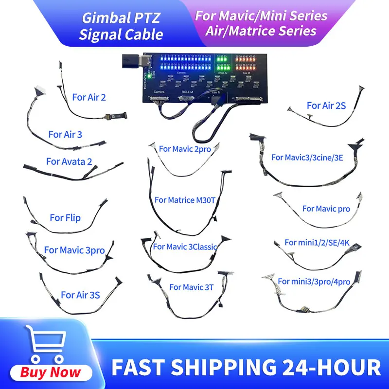 

Gimbal PTZ Signal Cable Camera Image Transmission Wire For Mavic 3 3T 3Pro Air 3 Mini 2 Air 2S Mini 3 Pro Replacement