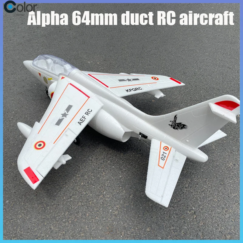Alpha 64mm Culvert Large Size 101cm12 Leaf Epo Jet Model Aircraft Fixed Wing Assembly Remote Control Combat Aircraft Mc6c Set