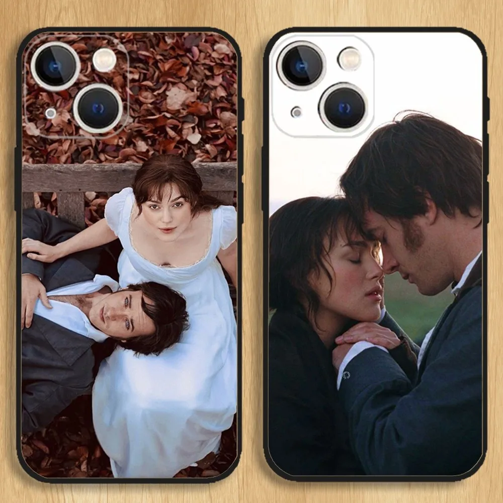 Pride And Prejudice Movie Phone Case For iPhone15,14,13,12,11,Pro,Max,Plus,Mini,X,XS,XR,8,7,6,S,Plus,SE Soft Black Case