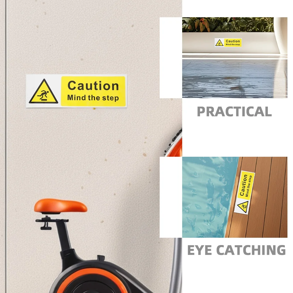 2 Pcs Safety Signs Caution Floor Decal Do Not Touch Warning for Workplace Stickers The