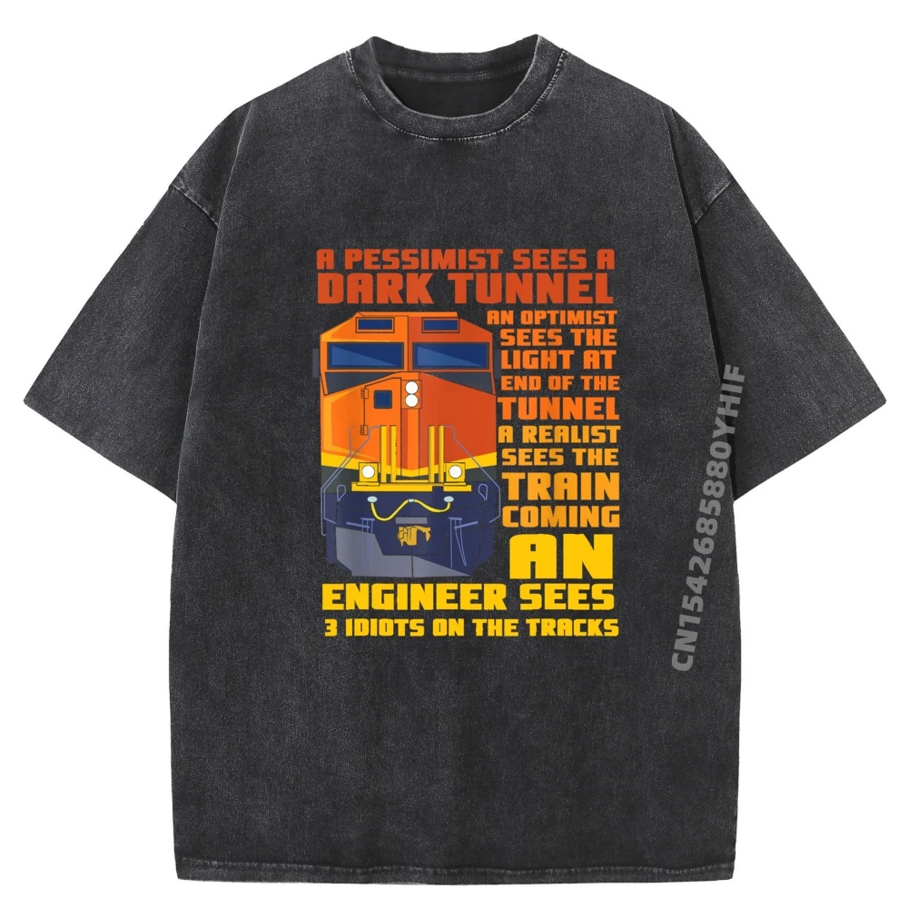 

Инженер железнодорожного поезда Sees 3, идиоты на треках, рубашки с рисунком, мужская одежда, мужские футболки с принтом, крутые модные стираные топы