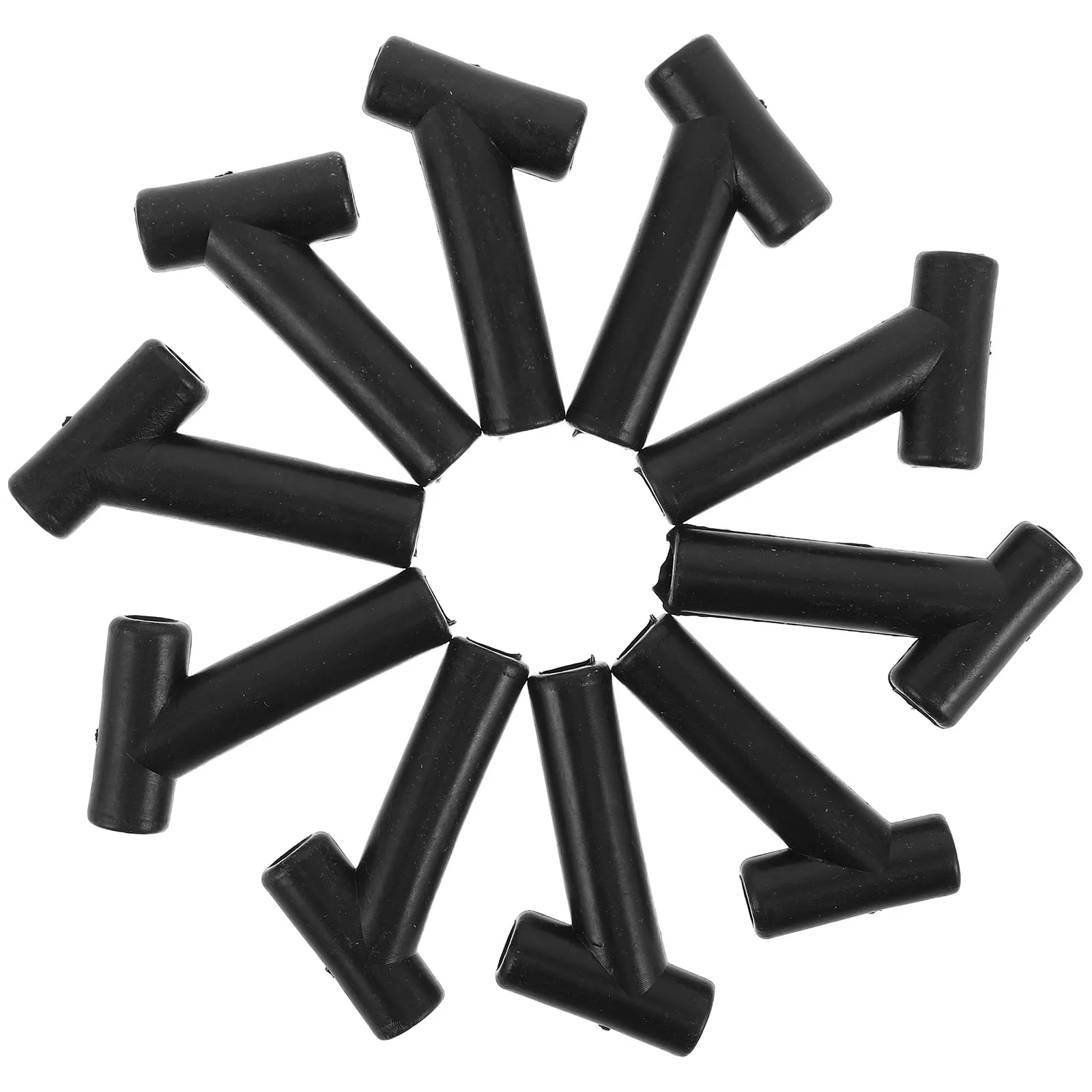 Accesorios para cometas, adaptadores de 3 vías para cometas, suministros de construcción, conectores de varilla Diy, piezas de reparación deportivas, 10 Uds.