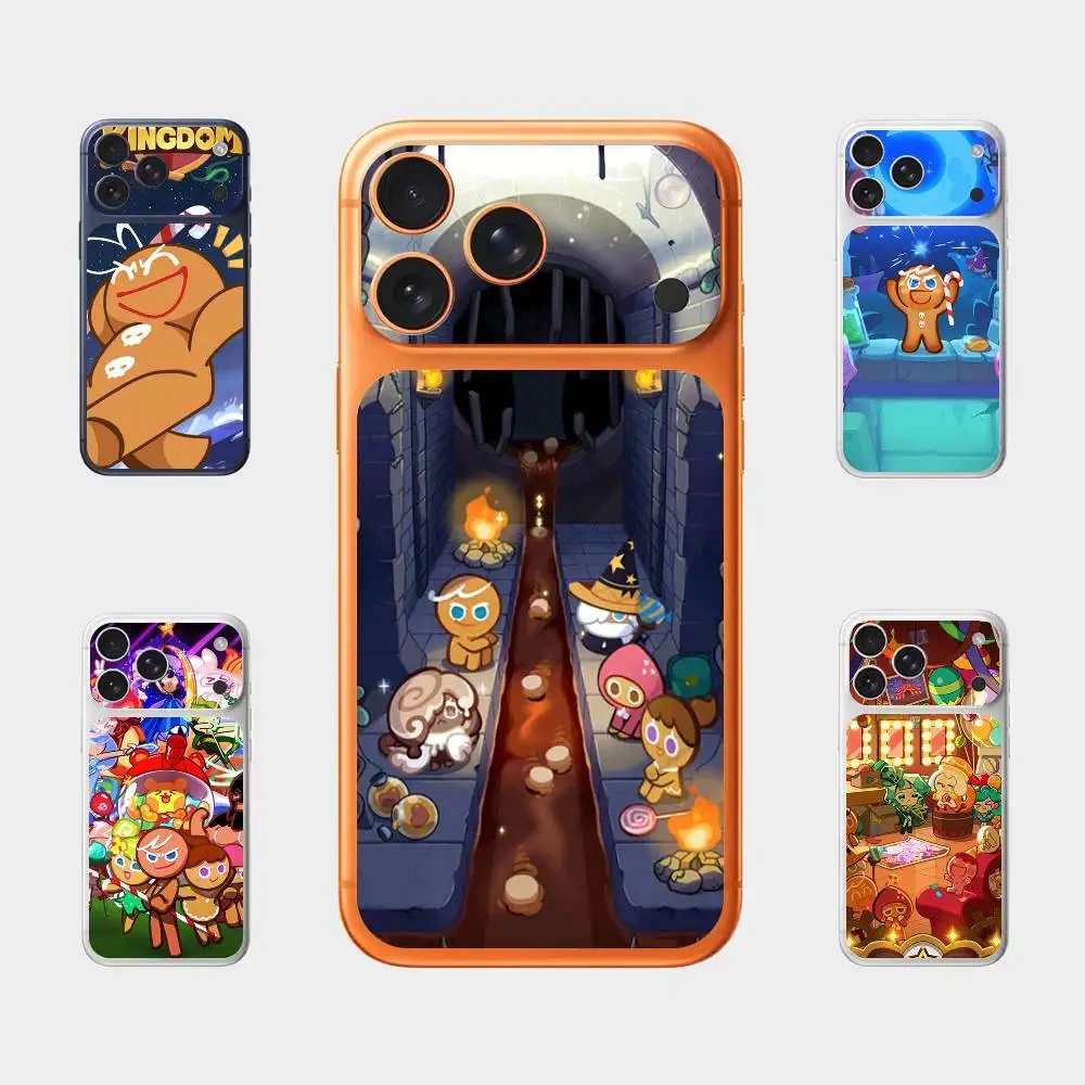 

Game C-Cookie Run Plain Decal Skin for iPhone17 Pro Max Back Film Cover Wrap Anti-scratch Durable Sticker