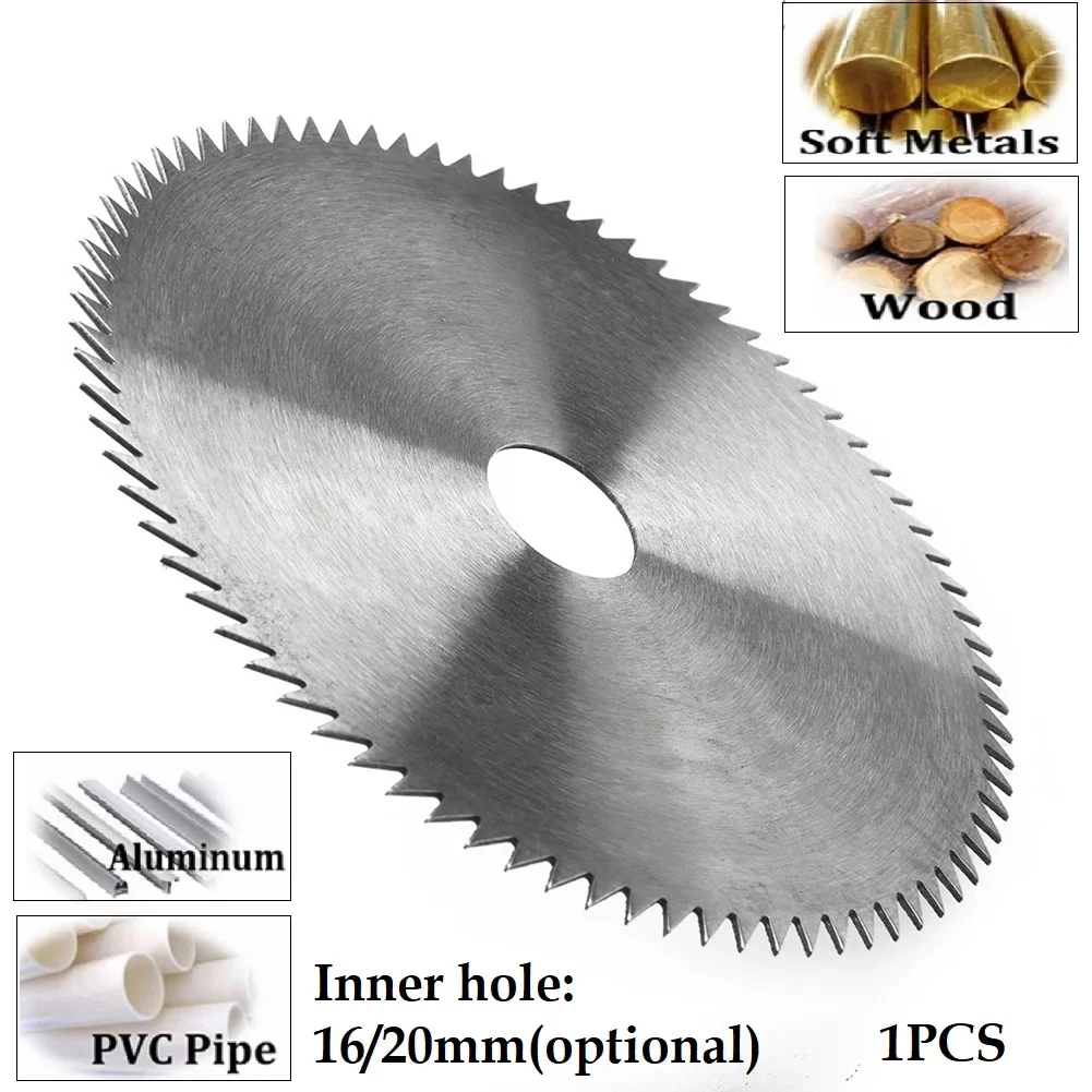 Disco da taglio da 110mm 16/20mm 75 denti lama per sega circolare lavorazione del legno ruota da taglio in plastica per legno utensile rotante elettrico