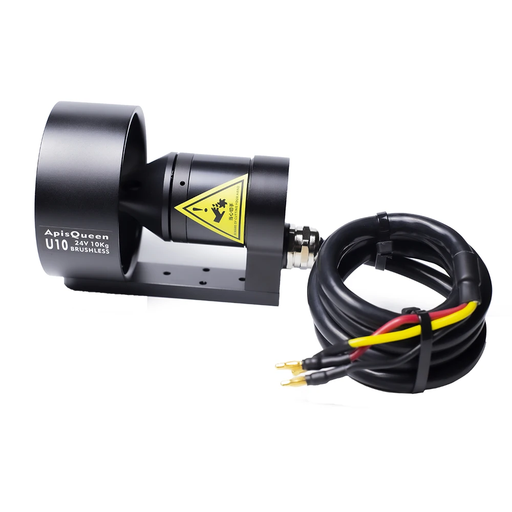 U10 24V 10KG Thrust Metal Brushless Underwater Thruster IP68 Waterproof for Paddleboard Kayak Inflatable Boat