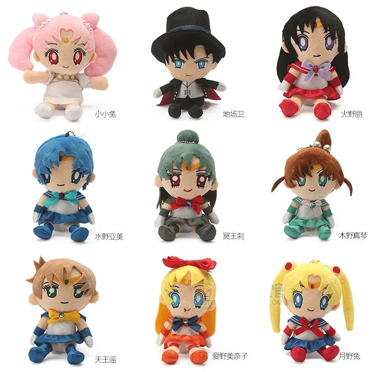 

Original Kawaii Sailormoon Plush Dolls Chibiusa Sailor Moon Hino Rei Anime Plush Toys 30Cm Figurine Plush Toys for Girls Gift