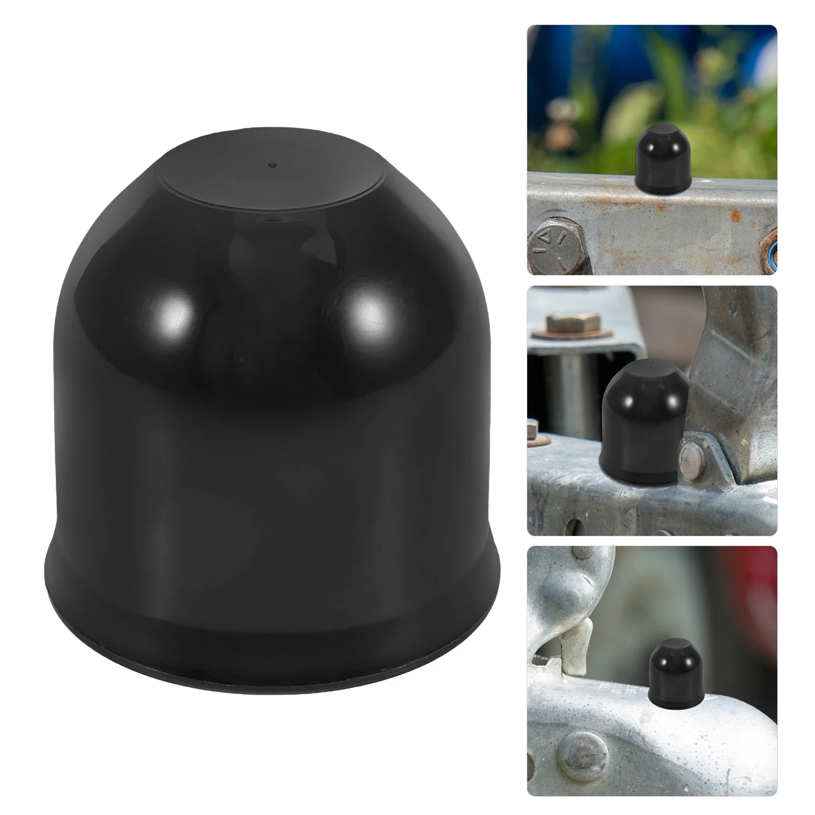 

Trailer Ball Cover Durable Plastic Waterproof Protective Cap for Rv Truck Caravan Tow Hitch Heavy Duty Trailer Ball Cover