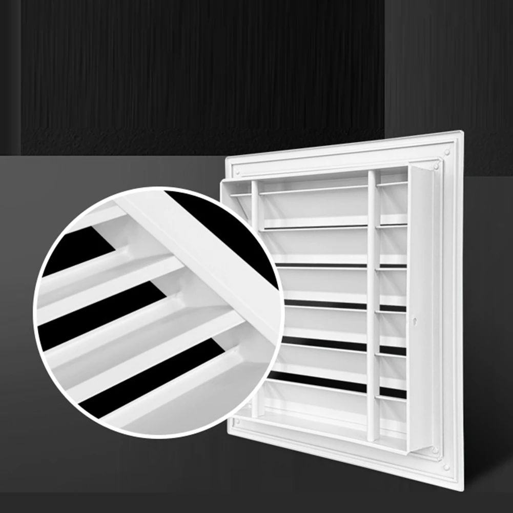 Aluminum Fixed Louver Ventilation Opening for Reliable Airflow Control in Sheds Attics Walls and Door Applications