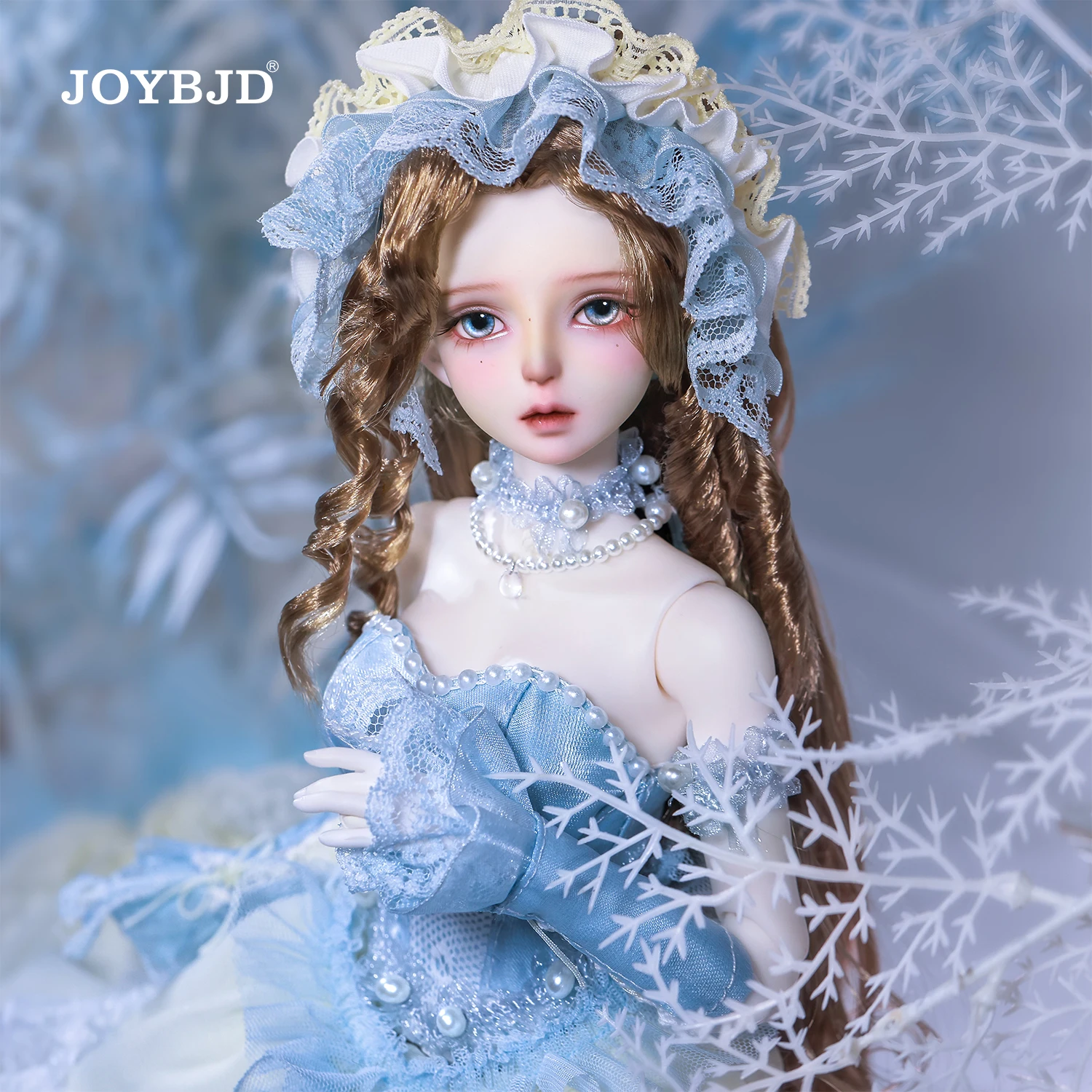 

Joybjd 1/4 Azure BJD Doll Full Set A Princess Summer Blue Fairy Includes Court Gown Tiered Cake Skirt Ball-Jointed Art Doll