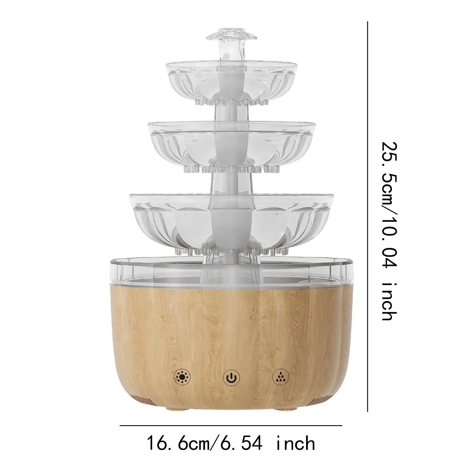 Umidificador de gotejamento de água 500ml silencioso 2 em 1 função luz noturna ambiente para presente ideal escritório sala de estar quarto mesa de cabeceira