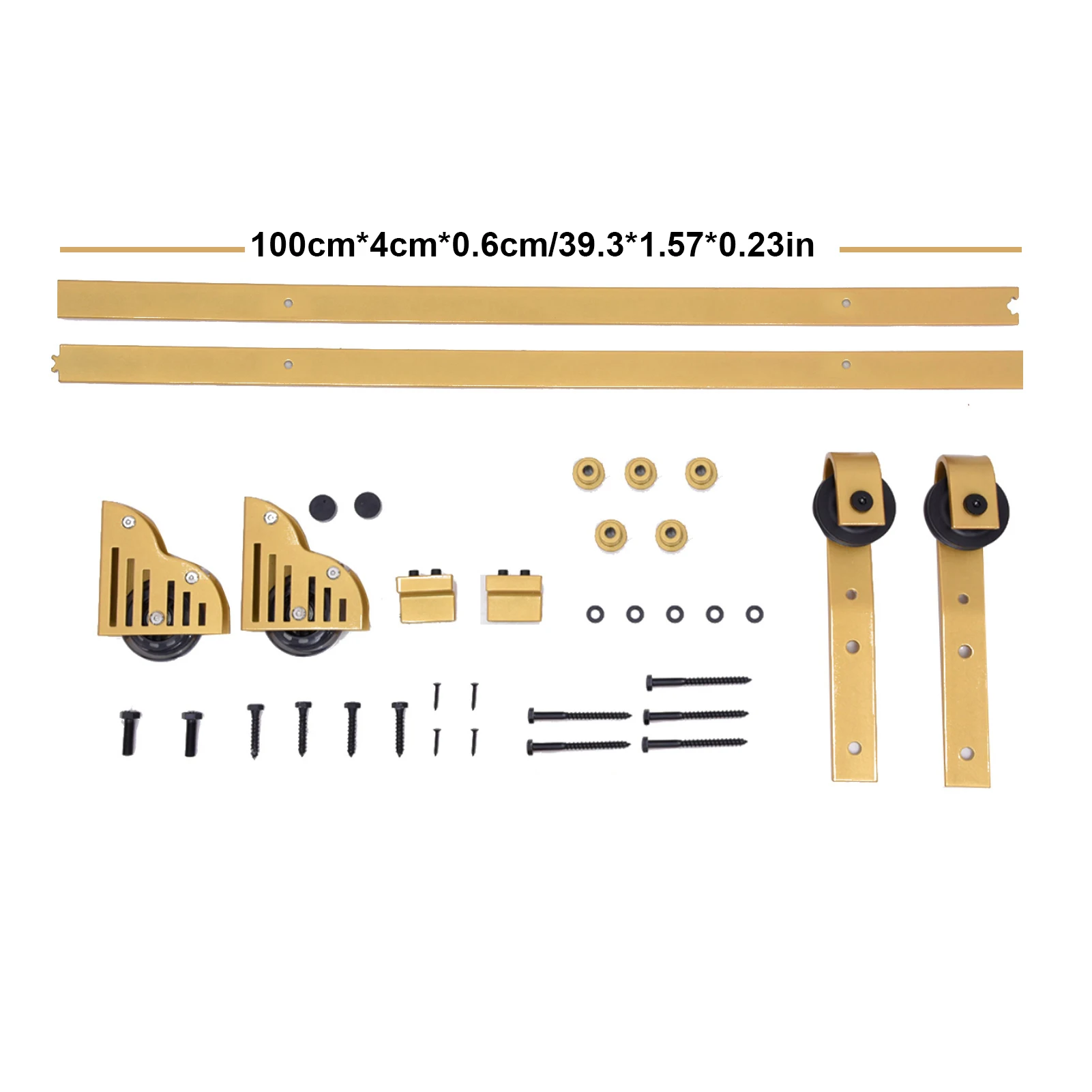 مجموعة أدوات سلم المكتبة القابلة للسحب بطول 6.6 قدم، مسار فولاذي للسلم المنزلق مع بكرات وعجلات فرامل لأرفف الكتب والأعراف