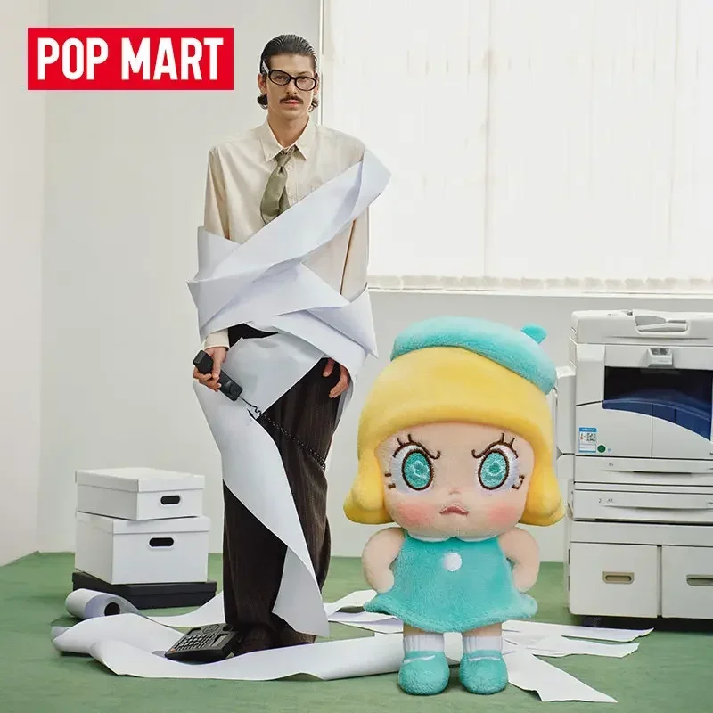 

POPMART Angry Molly Angry Energy Series: Плюшевый брелок-подвеска (слепая коробка) - Милая аниме-фигурка для декора рабочего стола, игрушка в слепом пакете