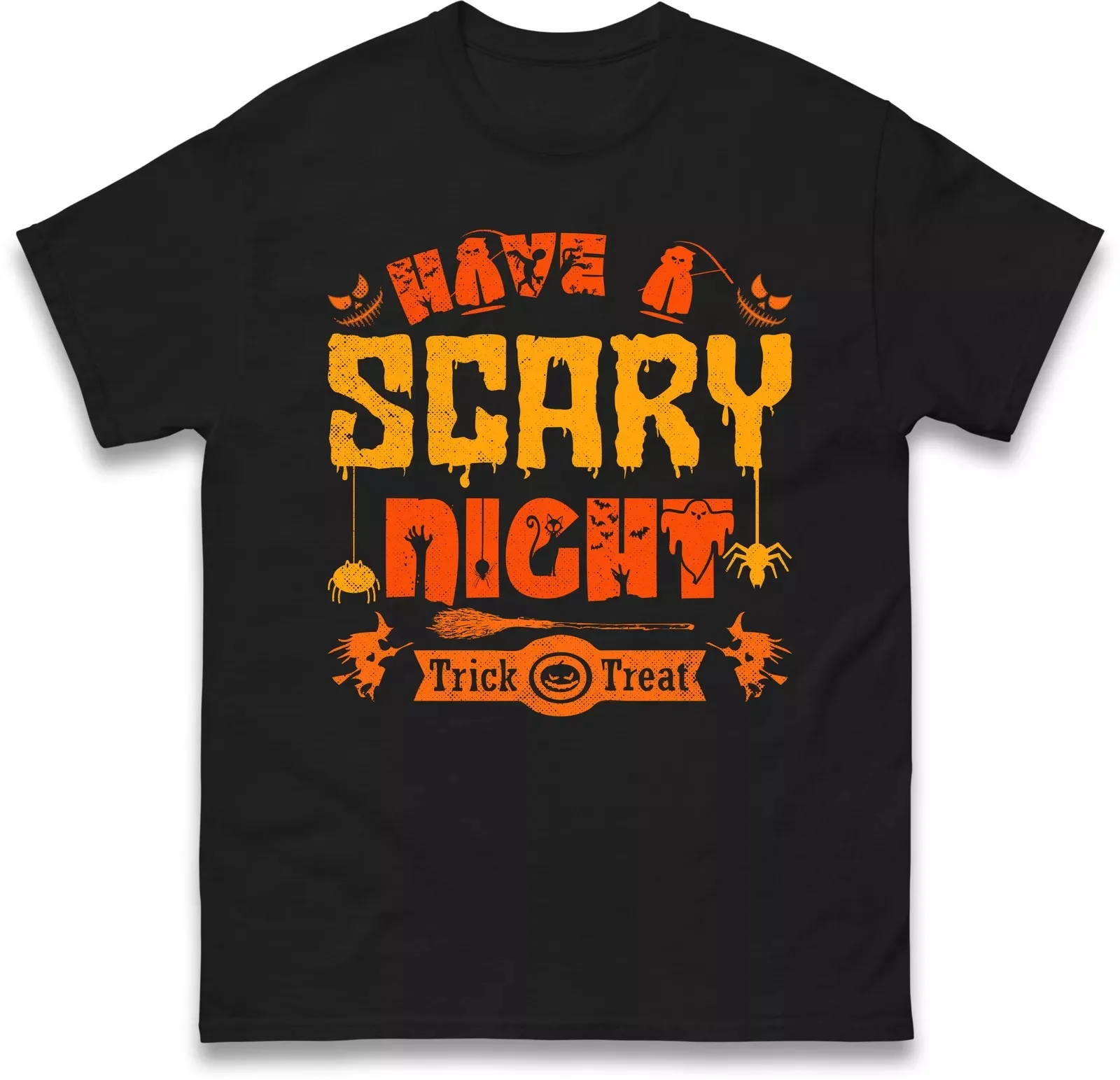 Have A Scary Night Halloween T Shirt,Halloween Horror night Tee,Spooky Gift Top