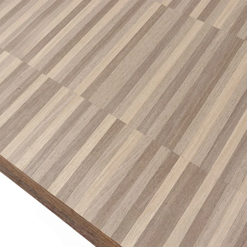 Walnut Stripe Engineered wood veneer, 0.4-0.5mm, 250x58cm, For DIY Crafts And Drum Shell Decoration.(Backing Non-woven Fabric)