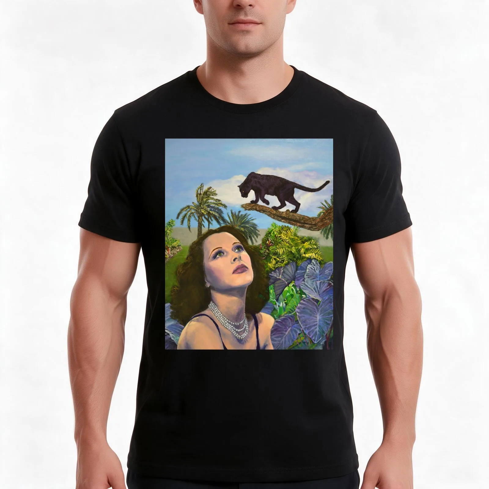 Premonition T-Shirt, Summer Casual Cotton Tee, Oversized Streetwear Tops, Vintage Graphic Print, Loose Fit Short Sleeve