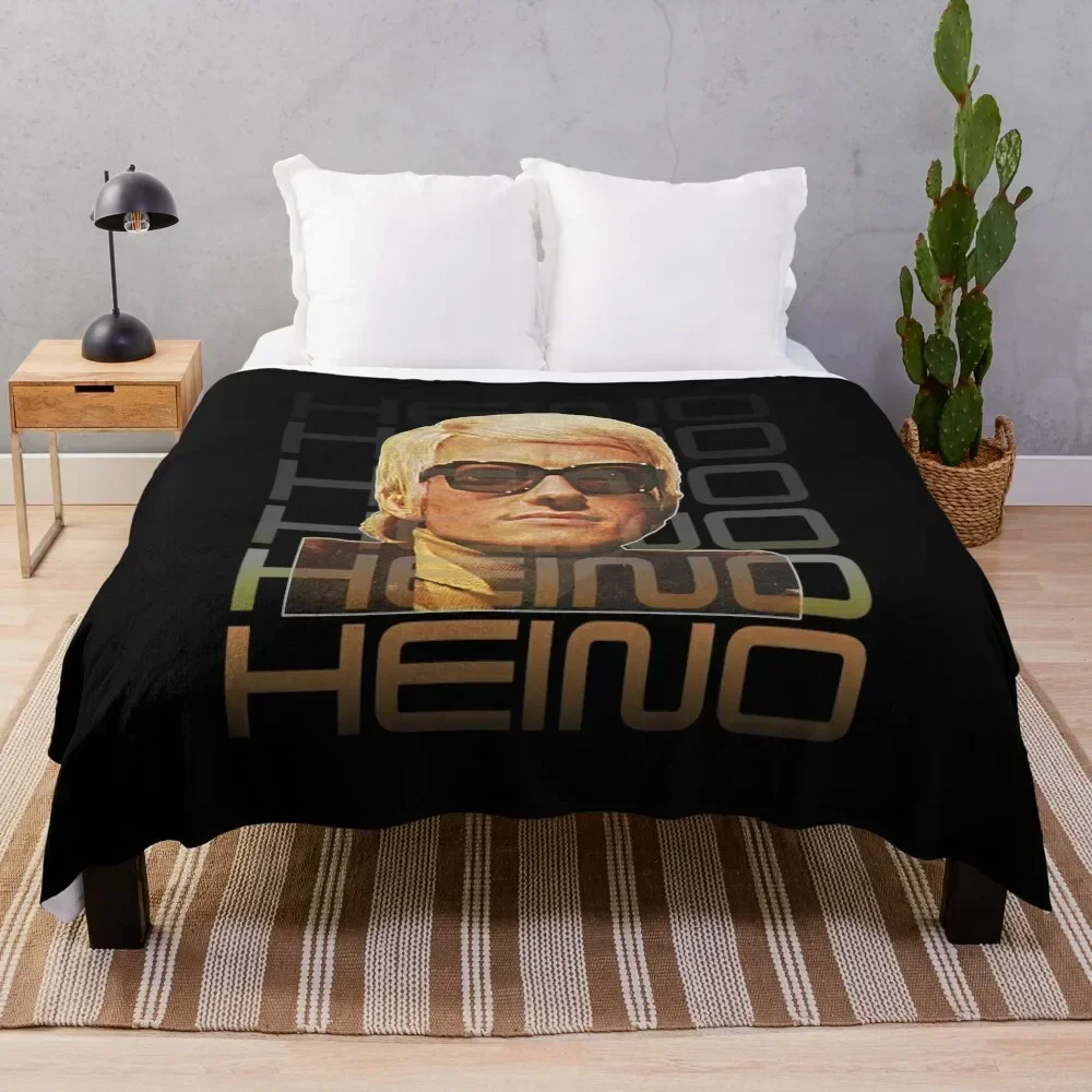 Retro Heino Tribute Art - Volksmusik Icon Gift For Fans, For Men and Women, Father Day, Family Day, Halloween Day, Throw Blanket