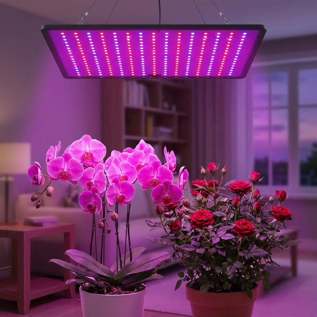225-led-フルスペクトル育成ライト、屋内植物用、すべての段階（種子、成長、開花）に適したプロフェッショナルパネル、収量を増加