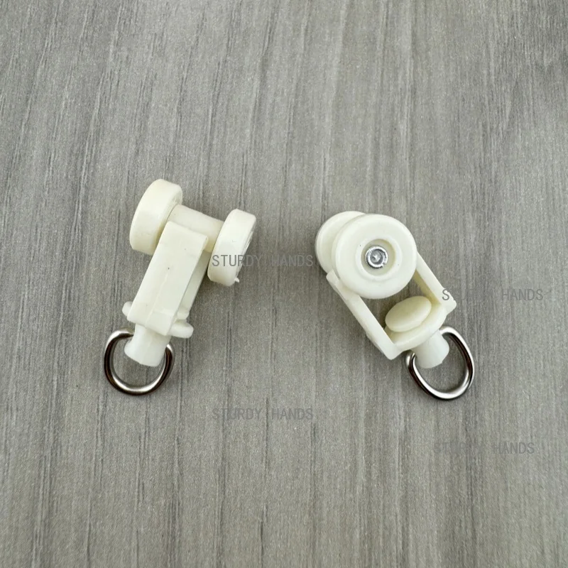 

20pcs/lot aluminum alloy curtain rails square wheel alloy bearings universal window decoration hardware accessories