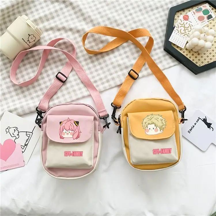 Spy X Family Single Shoulder Crossbody For Middle Primary School Girls Cute Capacity Bag Aniya And Joel Peripheral Trendy Anime