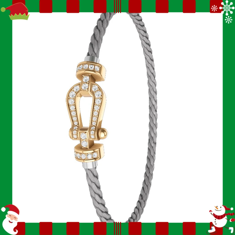 

VZZS 2026 New 925 Silver Stainless steel M SingleRow White Zircon Bracelet Female Daily Wear Party Gifts Luxurious Couple Jewelr