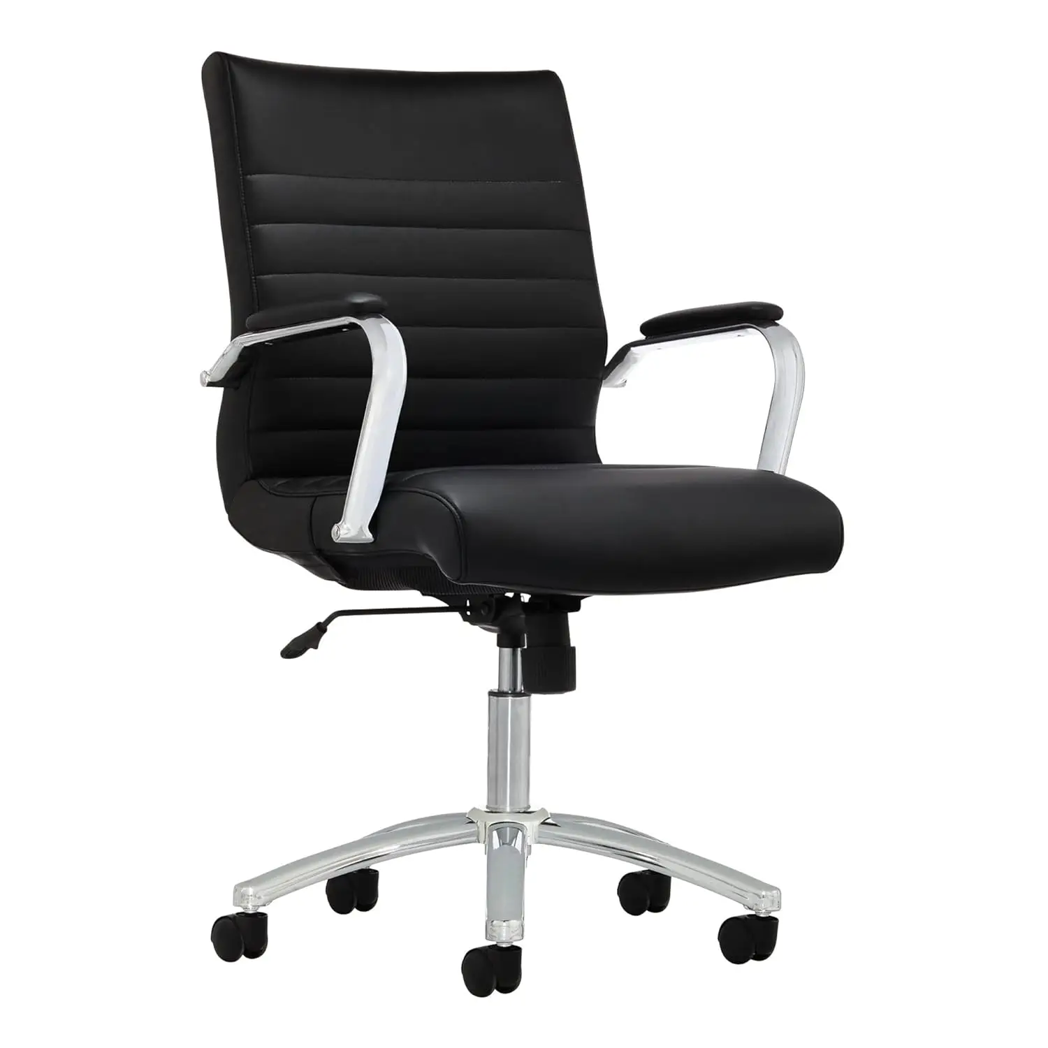 

Кресло с высокой спинкой из искусственной кожи серии Modern Comfort, черное, на заказ