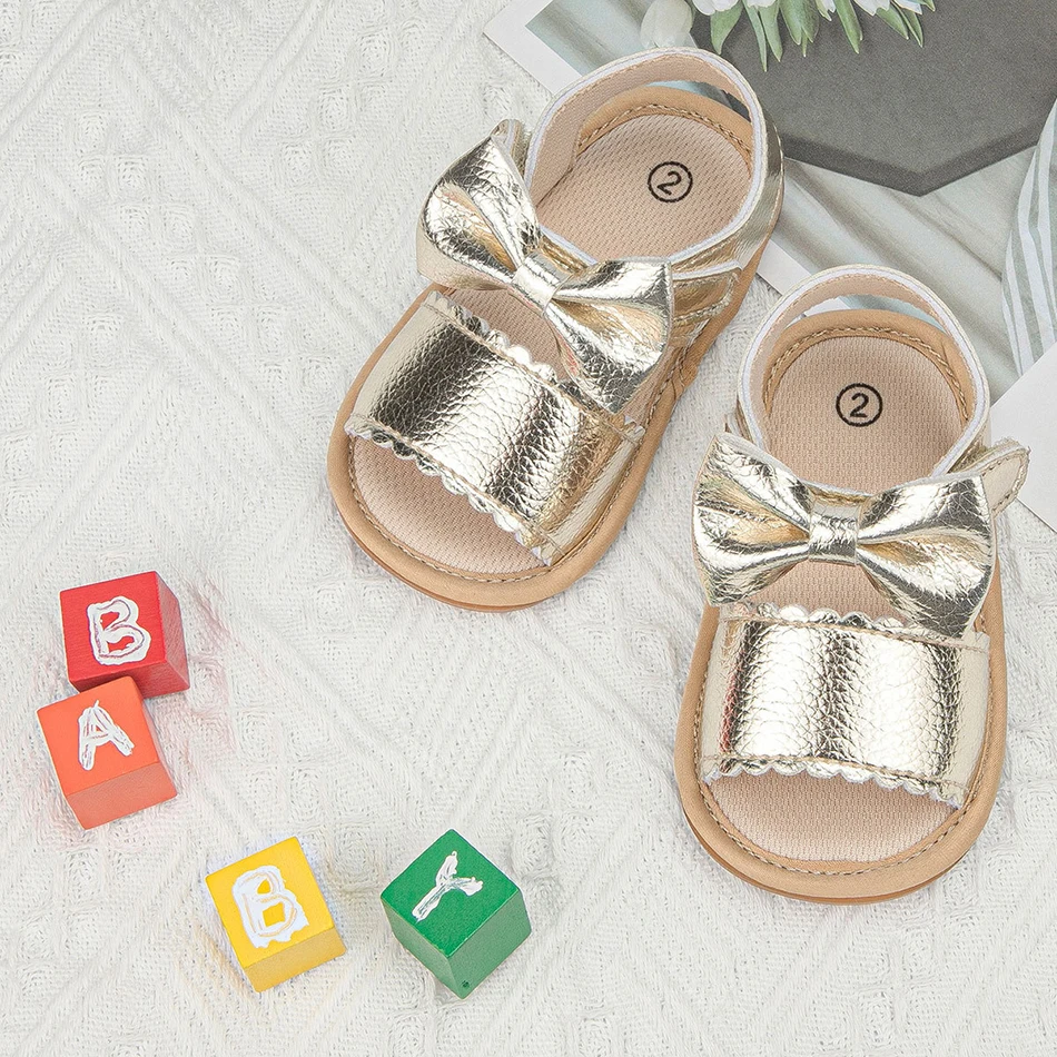 Baby Shoes Adorable Soft Sole Baby Sandals Spring and Summer Cute Breathable and Non-Slip Toddler's First Steps Sandals 