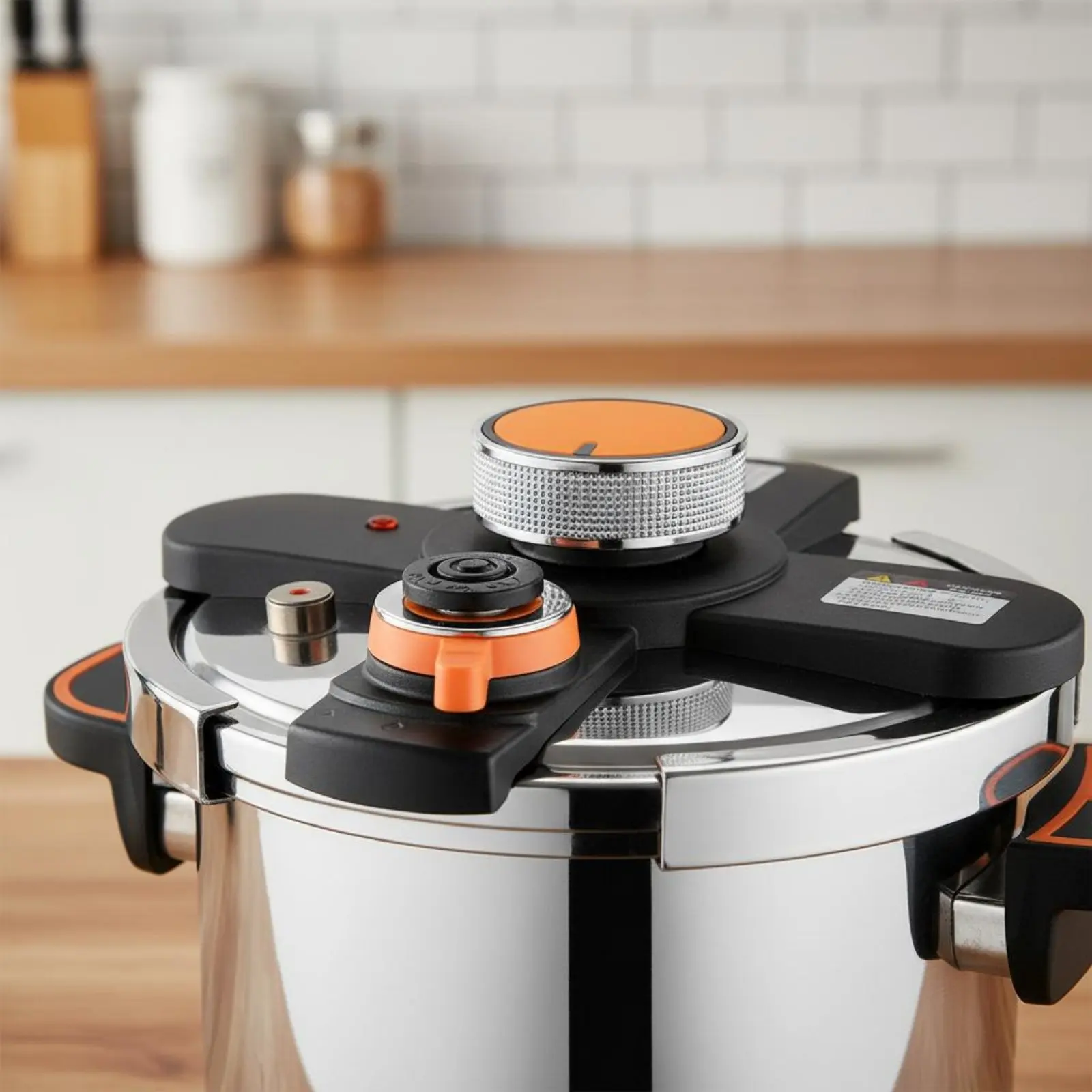 

Multi Function Pressure Cooker Safety Valves Explosion Proof Pressure Cooker Cooking Pot Fast Stewing Single-Hand-Hand Locking
