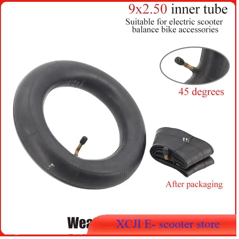 

Hot selling 9 Inch 9x2.50 Inner Tube for Motorcycle Scooter A-Folding Bike Electric /Gas Scooter Tyre ( for 85/65-6.5 Tire )