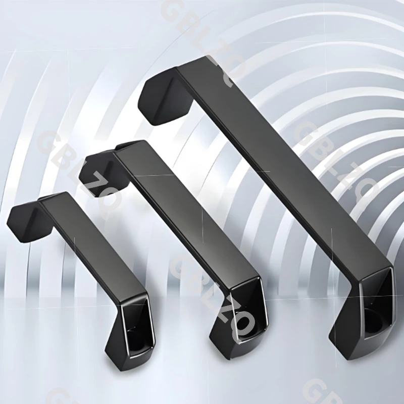 Thickened aluminum alloy pull handle for cabinet drawer, wardrobe door handle, equipment handle, 90mm, 120mm, 180mm