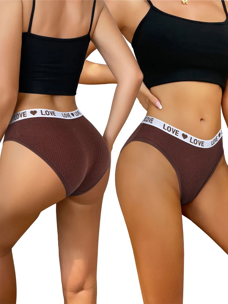 ks dámské kalhotky pruhované sexy dámské kalhotky prodyšné bavlněné kalhotky dámské spodní prádlo s nízkým pasem dámské spodní prádlo - náhled 3