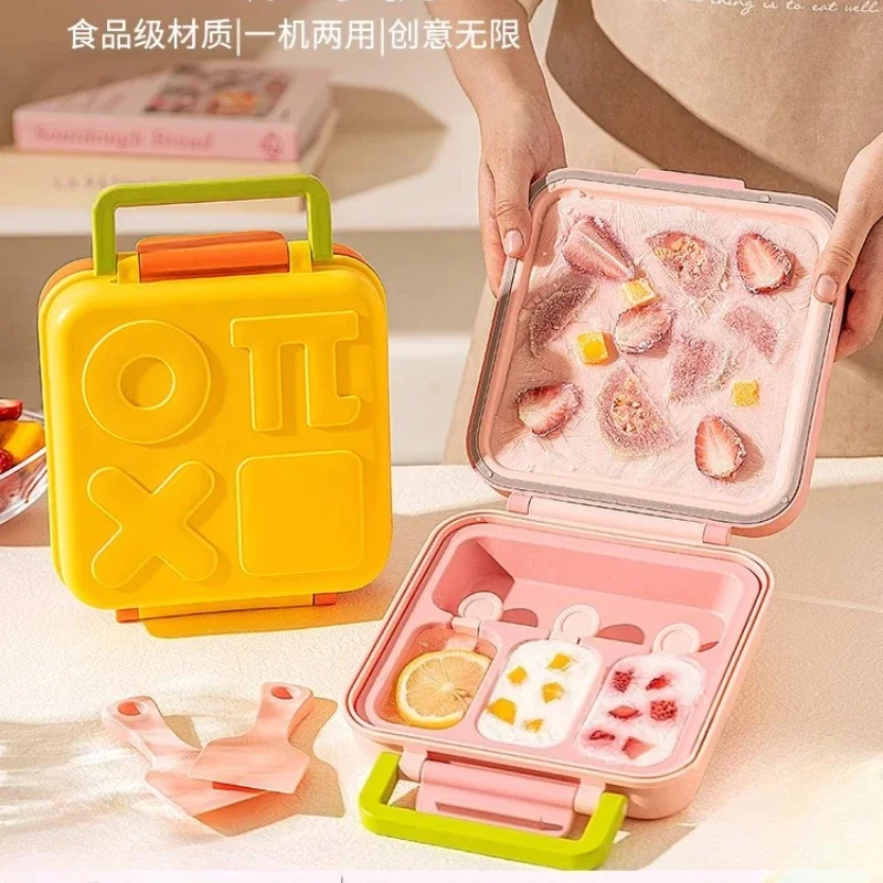 

Ice Fried Machine Household Small Children's Household Ice Cream Mould Stall Unplugged Fried Yogurt Smoothie Machine