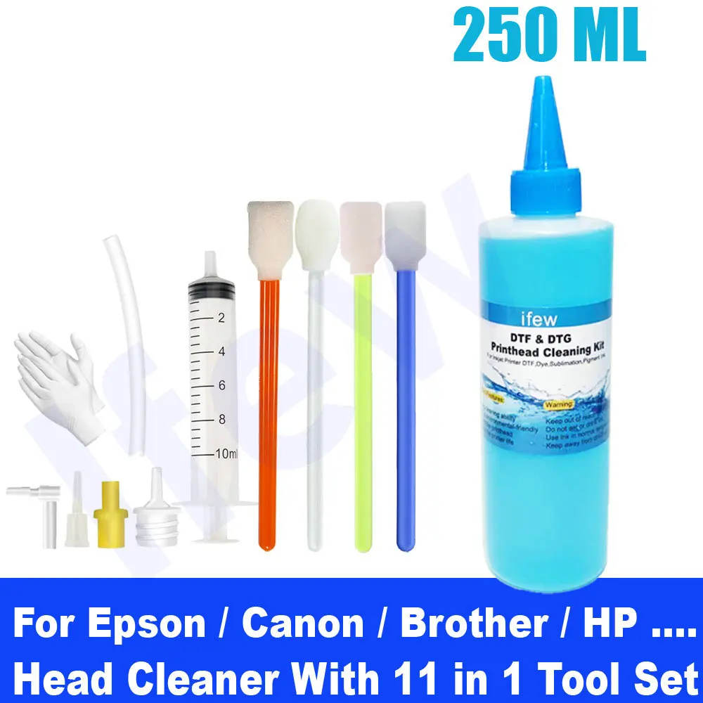 L800 Printhead Cleaner Liquid for DTF Cleaning Strong Printhead Cleaning Solution for Epson L18050 L8050 8550 Printer Print Head