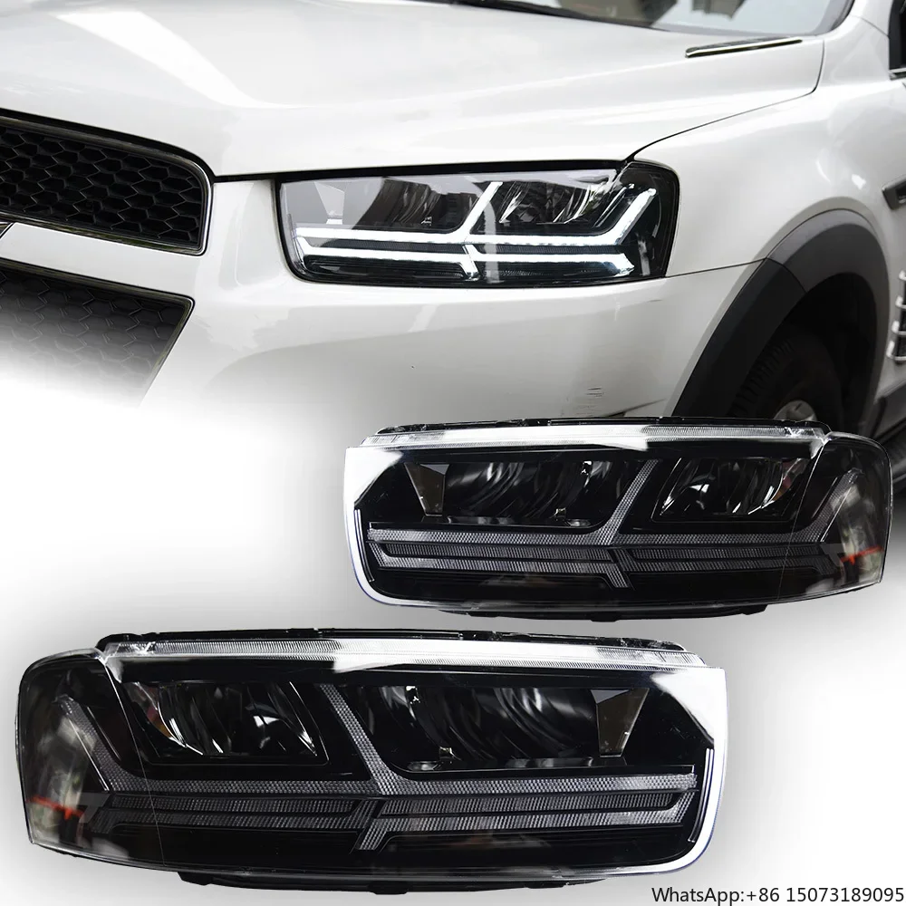 Car Lights for  Captiva Headlight Projector Lens 2011-2018 Dynamic Signal Head Lamp LED Headlights Drl Auto Accessories