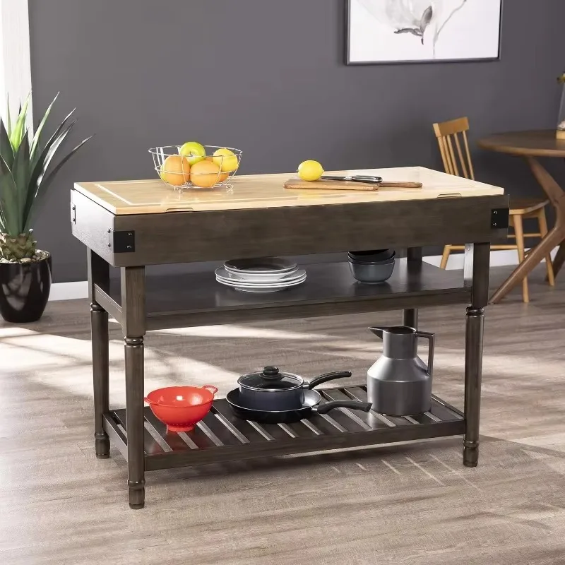 

NEW Kitchen Island, Smoked ash, Natural