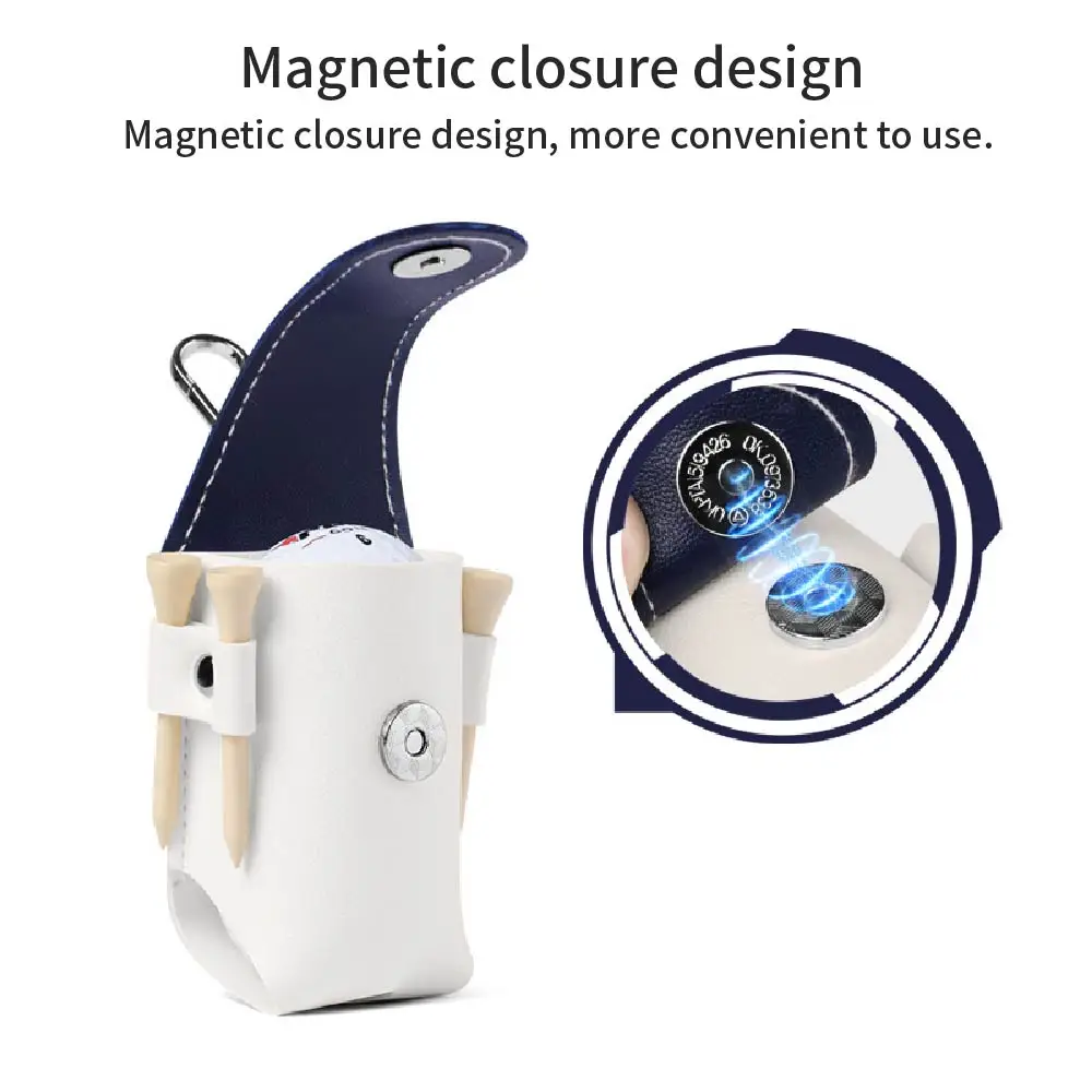 الرجال النساء جولف الخصر حقيبة كليب المحمولة الكرة غطاء المغناطيسي مشبك أكياس التخزين QJ008 #1