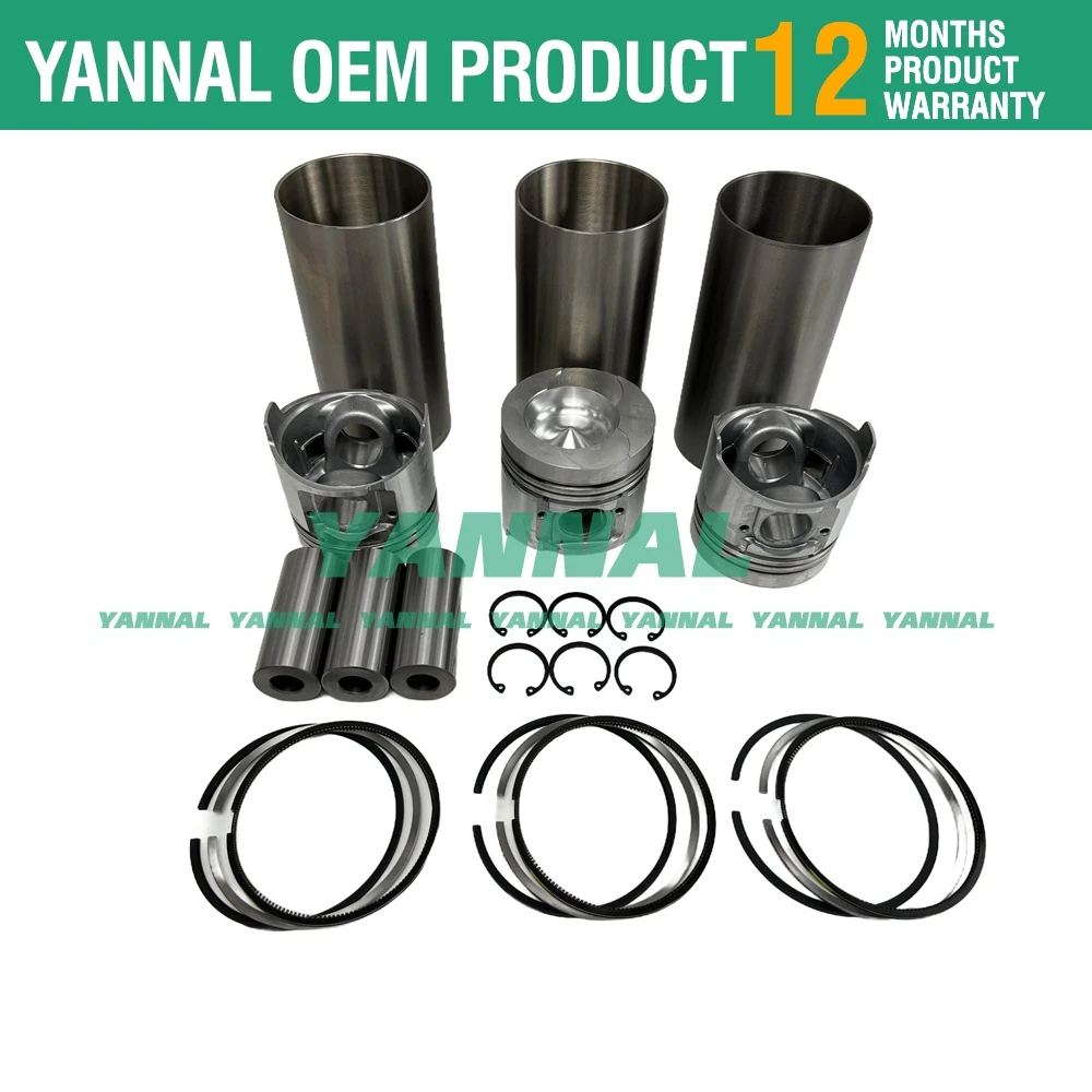 3D95S 3D95 3D95S-W-1 Overhaul Rebuild Kit For Komatsu Engine PC50-UU-1 PC40-6