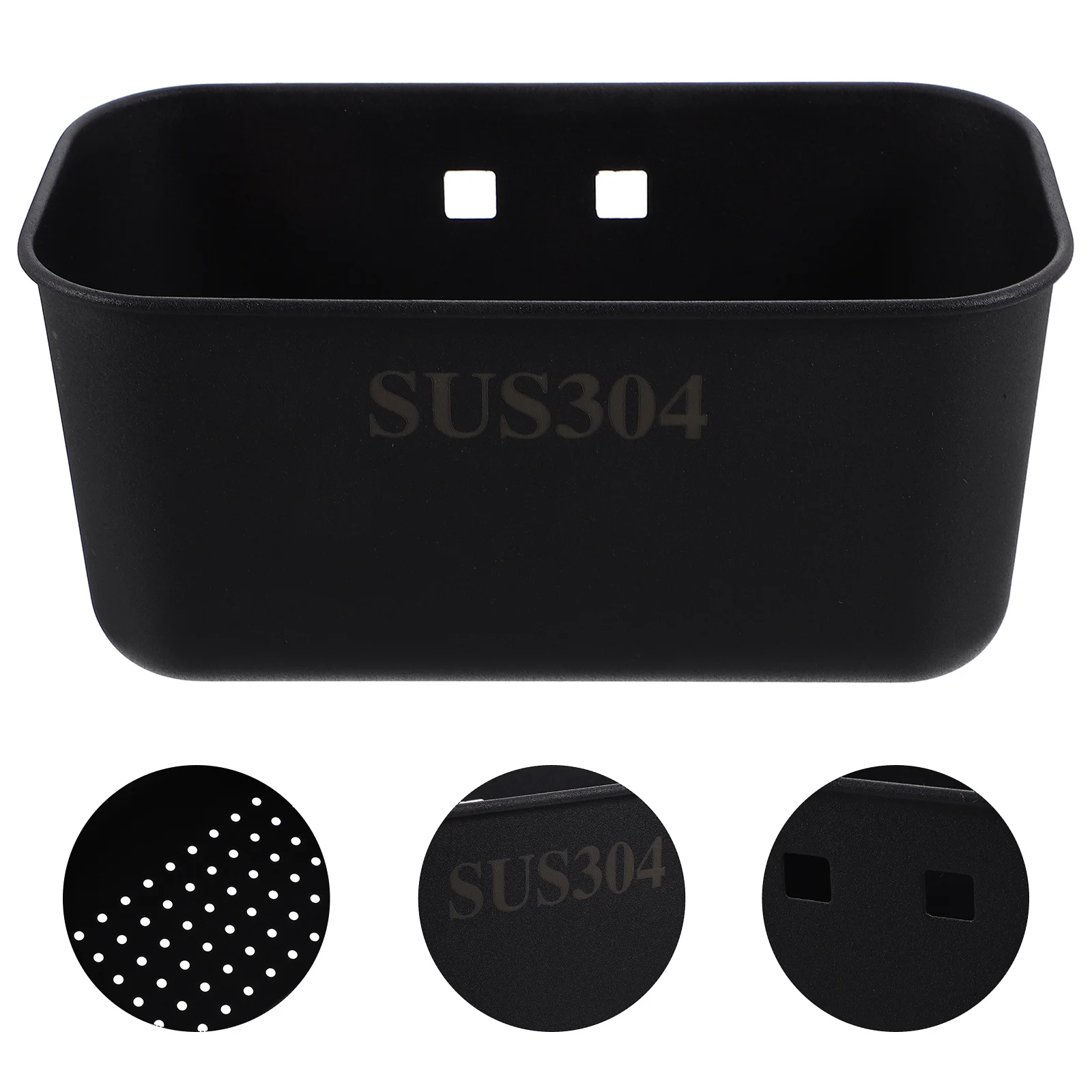 سلة تصريف حوض الفولاذ المقاوم للصدأ شديدة التحمل ومقاومة للصدأ مع حامل تصريف قوي لكوب الشفط للأرز #4