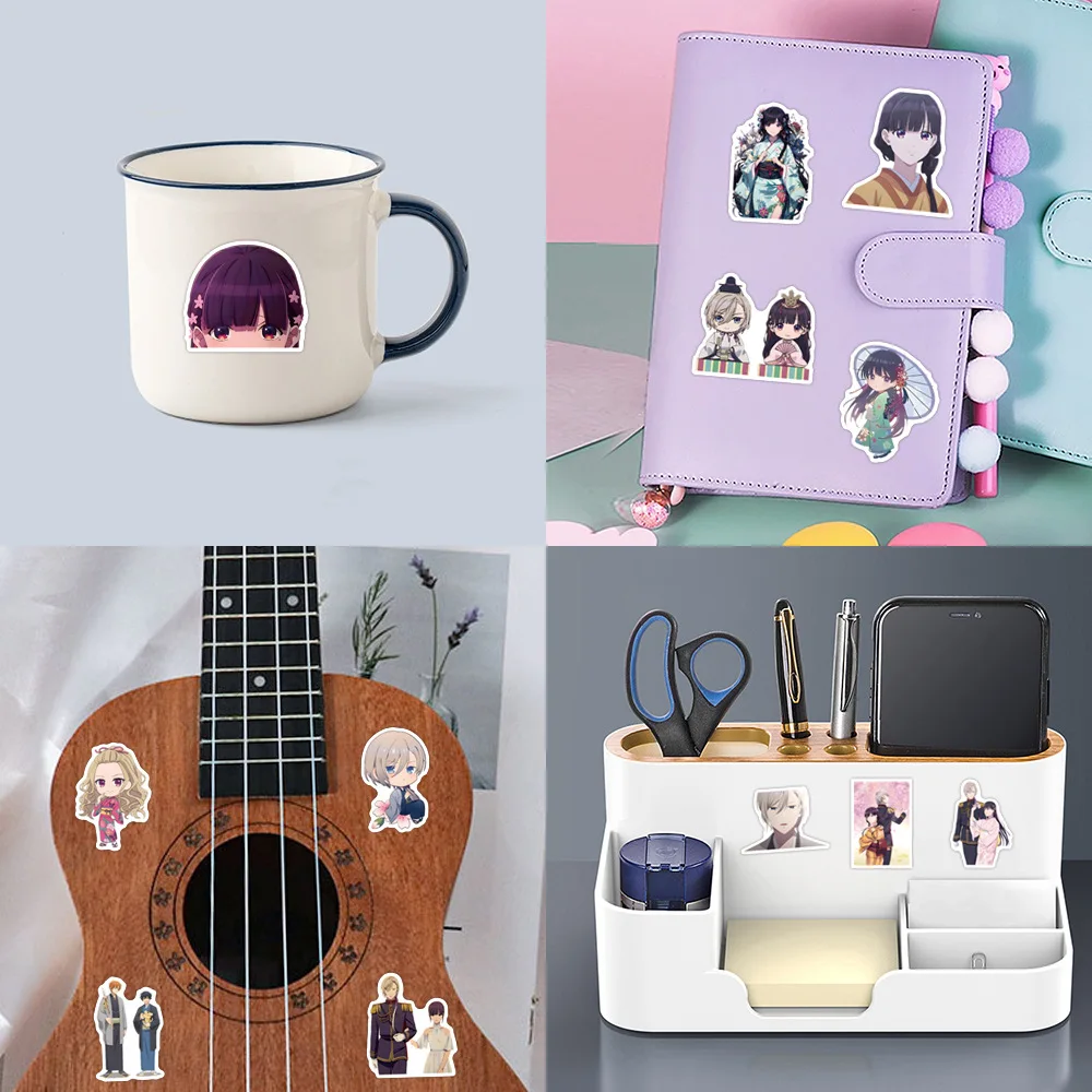 ملصقات زواج أنيمي مقاومة للماء ، قصاصات ذاتية الصنع ، هاتف ، أمتعة ، شارات لوح تزلج ، سايموري ، ميو ، 56 #5