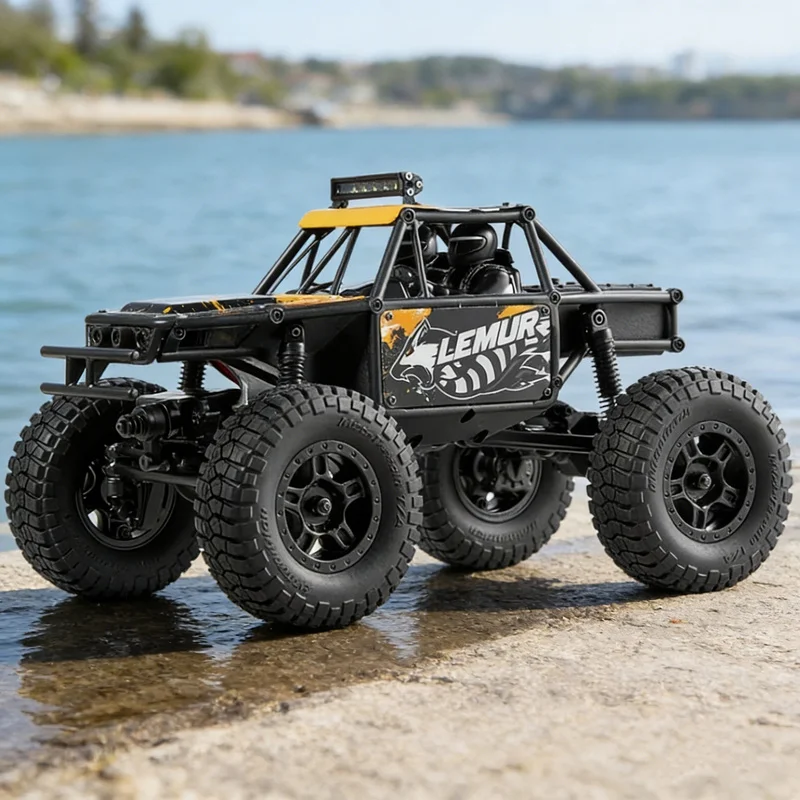 

FMS 1/24 FCX24 Lemur RC Electric Rock Crawler Off Road Car 2 Speed Portal Axle All Terrain Climbing Vehicle For RC Hobbyists