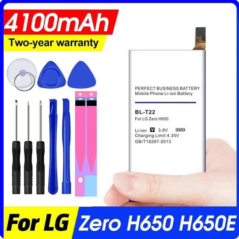 New 4100mah Bl-t22 Blt22 Battery for Lg Zero H650 H650e