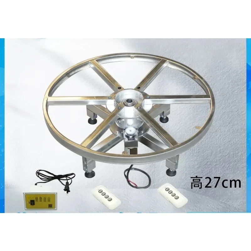 for Electric Remote Control Stage Turntable Speed Adjustable Steel Frame Rotating