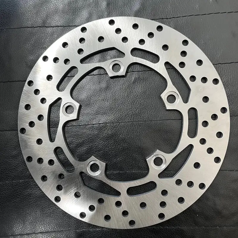 

Front Brake Disc Rotor 245mm Motorcycle Brake Disc with Ventilation Holes Precision Drilled Heatproof Stainless Steel