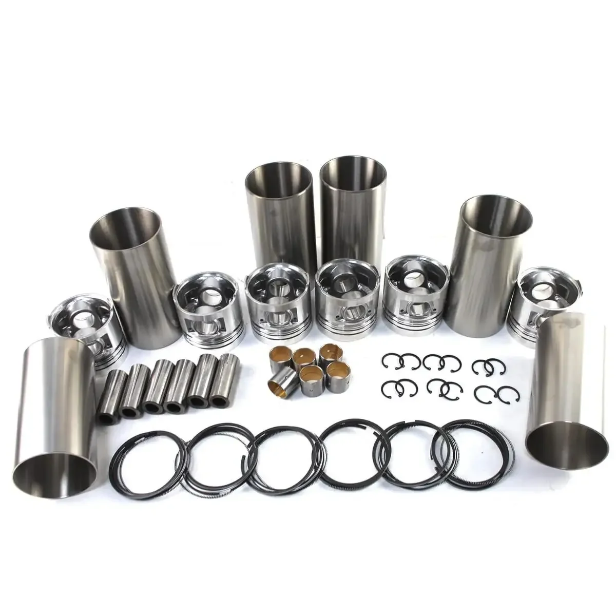 MSparts D6E Engine Overhaul Rebuild Kit With Valve Kit For Volvo D6E Engine EC200B EC210B EC160CL EC180CL EW160C EW180C EW210C