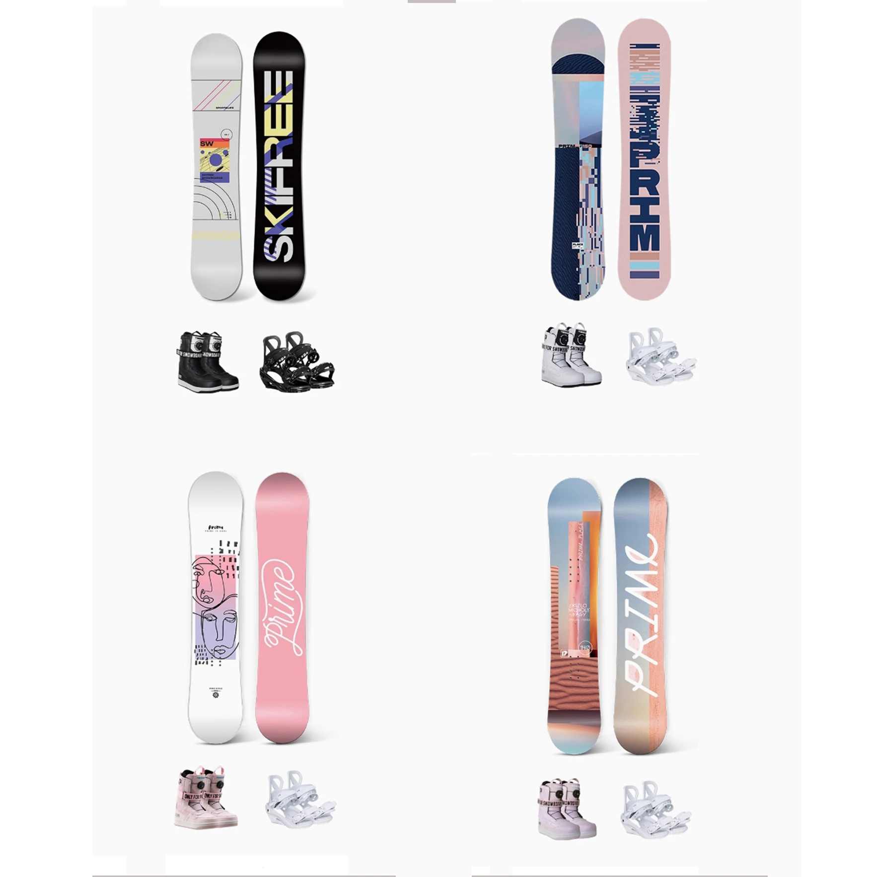 

Распродажа, полный комплект сноубордов, мужские и женские комплекты для сноуборда, оборудование для сноуборда для начинающих